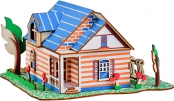 Drewniane puzzle 3D Willa w Fontainebleau