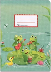 Zeszyt szkolny A5 z linią pomocniczą Żabki, 10 kartek