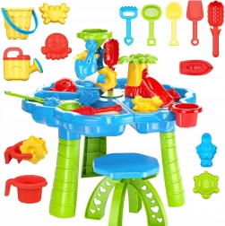 Woopie wodny stolik 2w1 piaskownica z krzesełkiem aquapark z delfinem