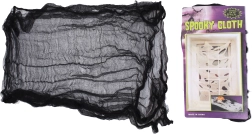 Dekoracja halloweenowa – zasłona lub obrus 72 × 190 cm, czarna