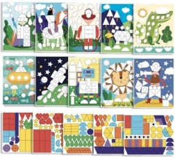 Zestaw naklejek – kształty i kolory