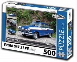 RETRO-AUTA Puzzle Wołga GAZ 21 VB 1966, 500 elementów