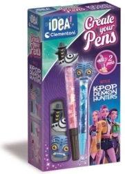 Clementoni Idea Art mini fabryka długopisów K-pop Demon Hunters Derpy i Sussie