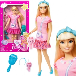 Moja pierwsza lalka BARBIE z kociątkiem, 34 cm