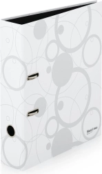 Segregator dźwigniowy A4 laminowany w kolorze białym