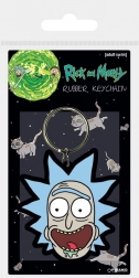 Gumowy brelok RICK AND MORTY – szalony uśmiech Ricka