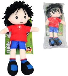 Tekstylowa lalka Tonik piłkarz