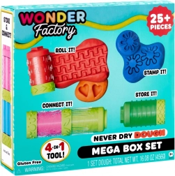 Masa plastyczna Wonder Factory Never Dry Dough Mega Box Set