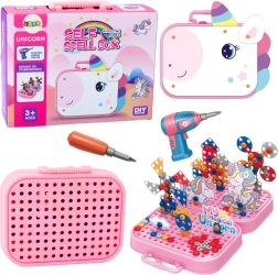 Kreatywny zestaw konstrukcyjny Jednorożec z wiertarką