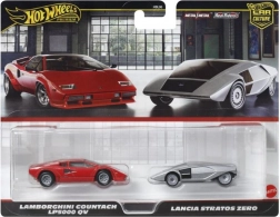 Hot Wheels premiumowe podwójne opakowanie samochodzików – Lancia i Lamborghini 1:64