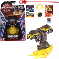 Bakugan Special Attack Flame zestaw z wirującą figurką i kartami