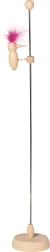 GOKI dzięcioł na kiju, drewniana zabawka 41 cm