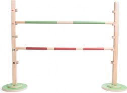 Drewniana przeszkoda lekkoatletyczna do treningu skoków