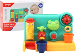 Dziecięca zabawka do kąpieli – fontanna z żabką i młynkiem