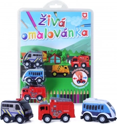 Żywa kolorowanka auta