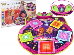 Mata taneczna dla dzieci ze światłami i dźwiękami, 91 cm x 93 cm