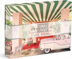 Dwustronne puzzle Psy w hotelu Beverly Hills 500 elementów – GRAY MALIN