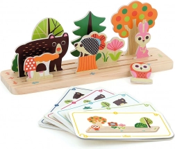 Vilac Drewniana gra logiczna Ułóż to poprawnie Las