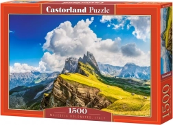 Puzzle 1500 elementów Majestatyczne Dolomity Włochy