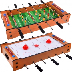 Gra stołowa 2w1 – piłkarzyki i air hockey