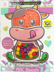 Kolorowy zestaw koralików Krowa