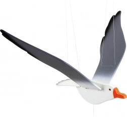 Drewniana dekoracja wiszący Mewa