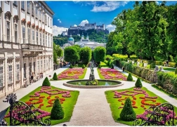 Drewniane puzzle Zamek Mirabell 1010 elementów