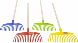 Dziecięce grabki z drewnianą rączką Wader Quality Toys