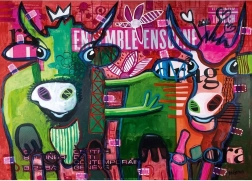 Puzzle HEYE Pasiate krowy 1000 elementów