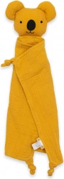 muślinowy przytulaczek do zasypiania New Baby Koala musztardowy