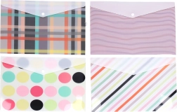 Teczka z zatrzaskiem 36x26 cm mix