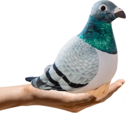 Pluszowy gołąb grzywacz szary 20 cm