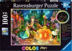RAVENSBURGER Świecące puzzle Kopciuszek XXL 100 elementów