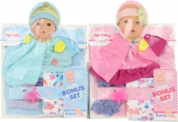 Ubranko dla lalki 40 cm z pieluszką i smoczkiem