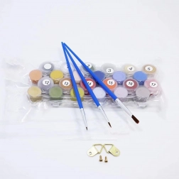 Malowanie po numerach z ramą 40 × 30 cm – MOTOR GHOST RIDER