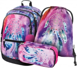 Zestaw Baagl Łapacz Snów: Plecak, Piórnik i Worek