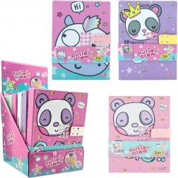 Dziennik A5 z zamkiem szyfrowym