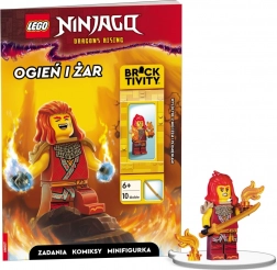 Lego Ninjago: Ogień i żar – interaktywna książka z minifigurką Wyldfyre