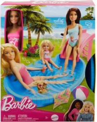 Lalka Barbie z basenem