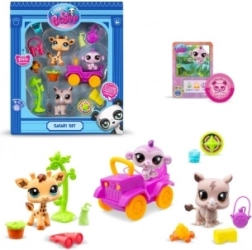 Littlest Pet Shop zestaw safari z 3 zwierzątkami
