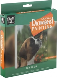 Grafix Diamentowe malowanie Szczeniak 18x18 cm