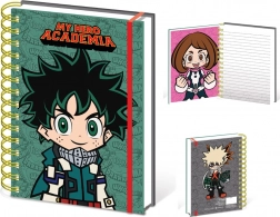 my hero academia chibi notes a5 z spiralnym grzbietem