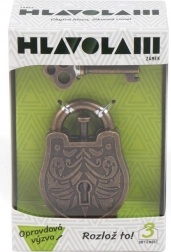 Metalowa łamigłówka – zamek