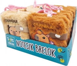 Puchaty notes brelok 10 × 8 cm, opakowanie 12 szt.