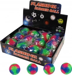 Skacząca piłeczka z kolorowym światłem