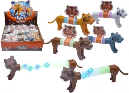 nakręcany tygr ze światłem 13 cm