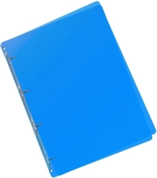 Segregator niebieski A5 z mechanizmem pierścieniowym