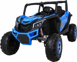 Dziecięcy elektryczny buggy UTV z napędem 4x4, 24 V, niebieski