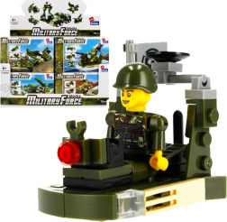 Wojskowe klocki konstrukcyjne z minifigurką – 4 warianty