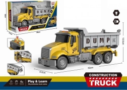 ciężarówka wywrotka ze światłem i dźwiękiem